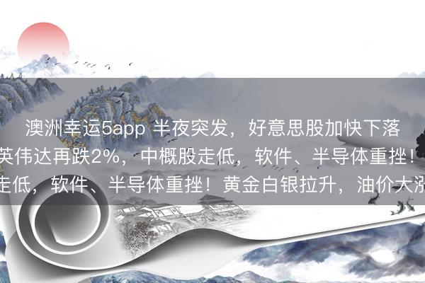 澳洲幸運5app 半夜突發,好意思股加快下落,談指跳水超700點,英偉達再跌2%,中概股走低,軟件、半導體重挫!黃金白銀拉升,油價大漲
